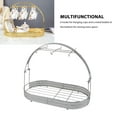 thumbnail image 3 of Mug Holder Stand Iron, Coffee Cups Rack Dishes Organizer With 6 Hooks, Mug Drainer For Counter Cabinet Table Kitchen Office, 3 of 8