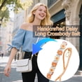 thumbnail image 4 of Correa de Bolso de Flores de Ganchillo Hecha a Mano – Correa de Hombro Larga Tejida Estilo Boho para Bolsos Cruzados, Estilo Floral Bohemio para Mujer, 4 of 7
