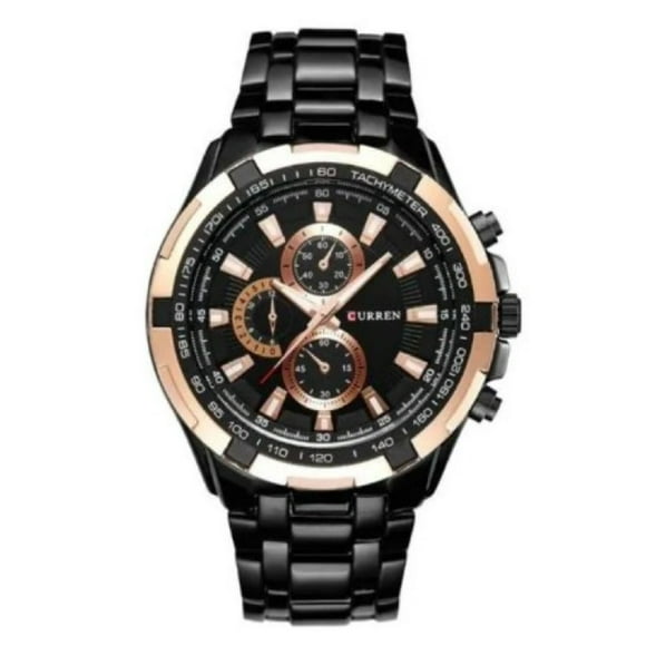 Reloj Curren KRE02012001 negro Hombre Cuarzo