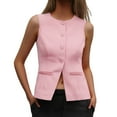 thumbnail image 1 of YFELWZ Débardeur d'Été Grande Taille pour Femmes, Mode Décontractée Sans Manches, Rouge G, 1 of 4