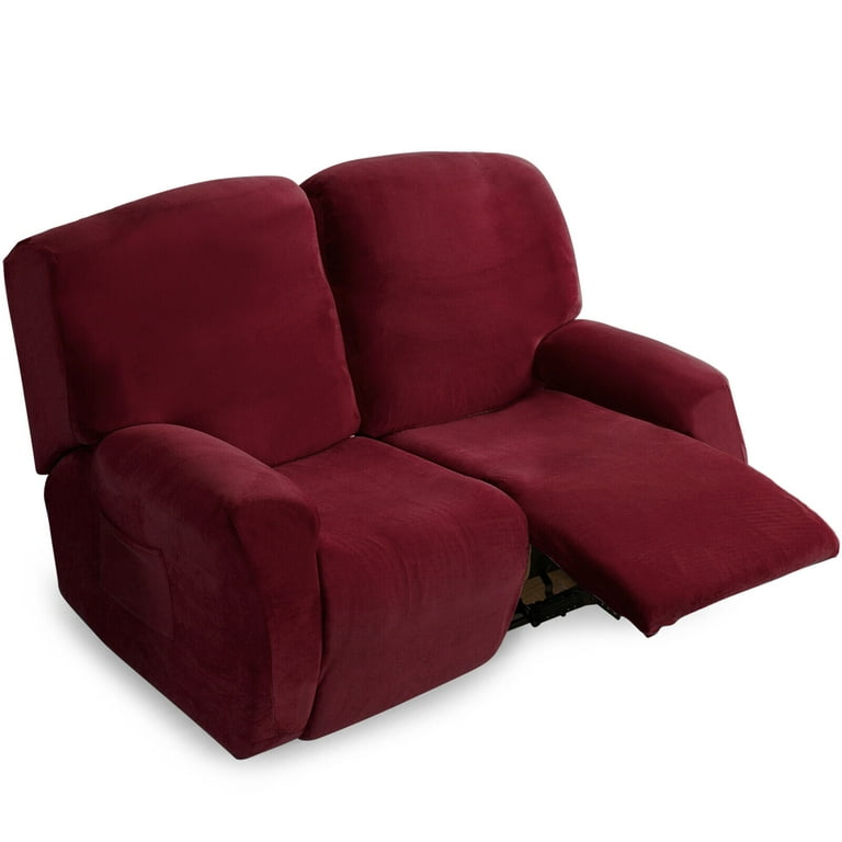 Stretch Recliner Loveseat Slipcover Non Slip 2 Seater Couch Cover – Crfatop