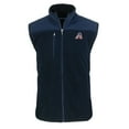 thumbnail image 2 of Men's Cutter & Buck  Navy Arizona Diamondbacks Stars & Stripes Big & Tall Cascade Eco Sherpa Fleece Full-Zip Vest, 2 of 3