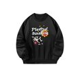 thumbnail image 1 of Sudadera con cuello redondo para mujer Ropa de invierno Ropa de otoño para ir de compras y salir Negro, 1 of 7