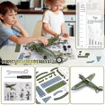 thumbnail image 2 of Lilcruibao Proyectos de vástago para niños de 8 a 12 años 12 a 16 258 Piezas Juegos de Erectores Kit de Modelo de avión Modelo de avión Juguetes de construcción de Metal Regalos de cumpleaños y Navida, 2 of 5