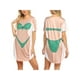 thumbnail image 5 of SAYOO Vestido Casual de Verano para Mujer, Estampado de Bikini 3D Cuello Redondo Manga Corta Relax-Fit One Piece para Damas SAYOO  Moda, 5 of 6