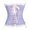 Purple, variant on Women Lace Up Corset To Floral Corset for Women Lingerie Bustier Top Plus Size Body Shaper Lace Corsets