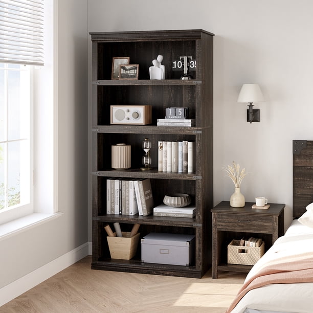 Bibliothèque Rotative En Bois 2 Niveaux Mingone - Étagère Pivotante Blanche Pour Bureau, Chambre Et Salon