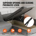 thumbnail image 4 of Bed Lift 59x79 in Compatible Bed Size 309 lbs Load DIY Wall Bed Hardware, 4 of 6