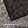 thumbnail image 4 of 5x7 Washable Area Rug Non-Slip Low Profile Vintage Distressed Oriental Rug for Living Room, Bedroom, Dining Room, Office, Brown, 4 of 13
