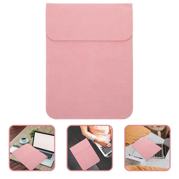 YUNLIGHTS Slim Pink Laptop Carrying Bag for Travel with Scratch and Dirt Resistance
