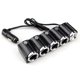 thumbnail image 1 of Encendedor de cigarrillos DC 12V / 24V USB 4 Way Universal Car USB Cigarette Carga rápida Adaptador popular Afortunado Sencillez, 1 of 6