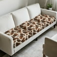 thumbnail image 3 of Xixirimido Couch Cushion Covers for Sectional Sofa 3Pcs Stretch Soft Sofa Slipcovers Washable Universal Furniture Protector for Living Room, Cowhide Brown, 3 of 8