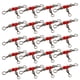 thumbnail image 1 of 20 piezas giratorias de tres vías de pesca conectores de línea giratorios triples accesorios de aparejos giratorios de barril de pesca, 1 of 4