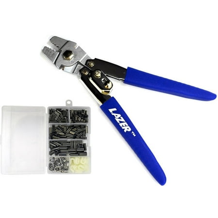 Eagle Claw Lazer Sharp Rigging Kit 350 Pieces with Crimper