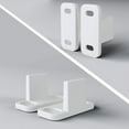thumbnail image 3 of 2pcs Plastic L-Guide Floor Guide Replacement For Sliding Barn Door Hardware Hot!, 3 of 8