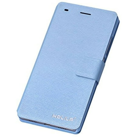 TOPCHANCES Silk Style Pu Leather Wallet Stand Cover Case with Card Holder for