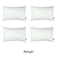 thumbnail image 2 of Honey Set of 4 Decorative Throw Pillow Cover Solid Color 12" x 20" White Lumbar Pillowcase for Couch, Bedding, 2 of 3