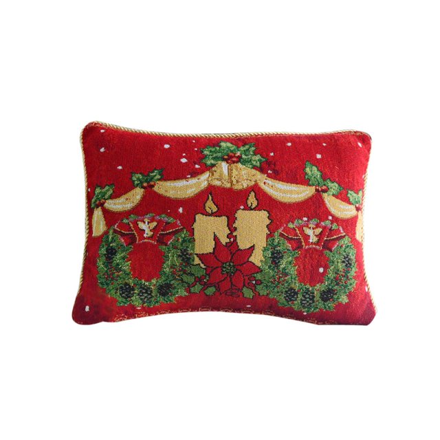 Funda Cubierta De Almohadilla De Navidad ín Impresiones De Tiro Cubierta Del Decoraicon de Navidad Gloria funda de almohada