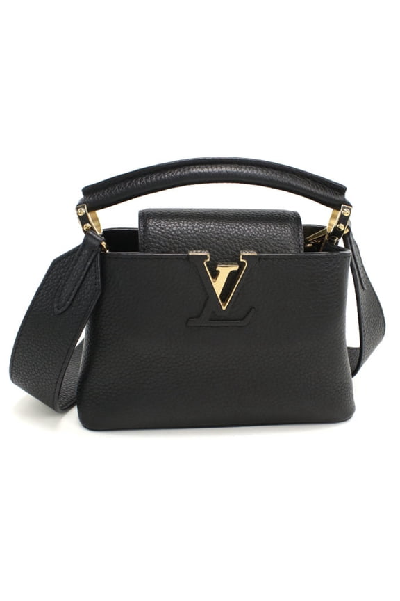 Pre-Owned LOUIS VUITTON Louis Vuitton handbag M56669 Capucines MINI Taurillon leather, women's,...
