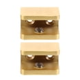 thumbnail image 1 of SHISUYAN 2 PCS Glass Shelf Holder Door Cabinet Clamp Fixed Panel Shower Door Clip, 1 of 7