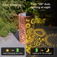 thumbnail image 2 of Solar Lanterns Outdoor Waterproof sunflower Garden Decor Gifts for Women Mom Grandma Hanging Solar Lights Metal Solar Decoration Outside for Yard, Patio, Backyard, Porch、Christmas decorations, 2 of 7