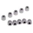 thumbnail image 4 of 5 pairs of 4.5 mm memory foam tips ear tips for headphones M gray, 4 of 7