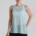 thumbnail image 4 of Mittory Women Summer Quick Dry Athletic Tank Top Sleeveless Lightweight Mesh Breathable Workout Shirts Loose Comfy Yoga Tops, 4 of 8