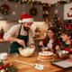 thumbnail image 1 of Herunwer Christmas Oven Gloves Heat-Resistant Oven Mitts Kitchen Pot Holders for Home Restaurant Baking Cooking Grilling BBQ Accessories, 1 of 6