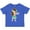 Royal Blue, variant on Inktastic Brown Haired Hula Girl Girls Toddler T-Shirt