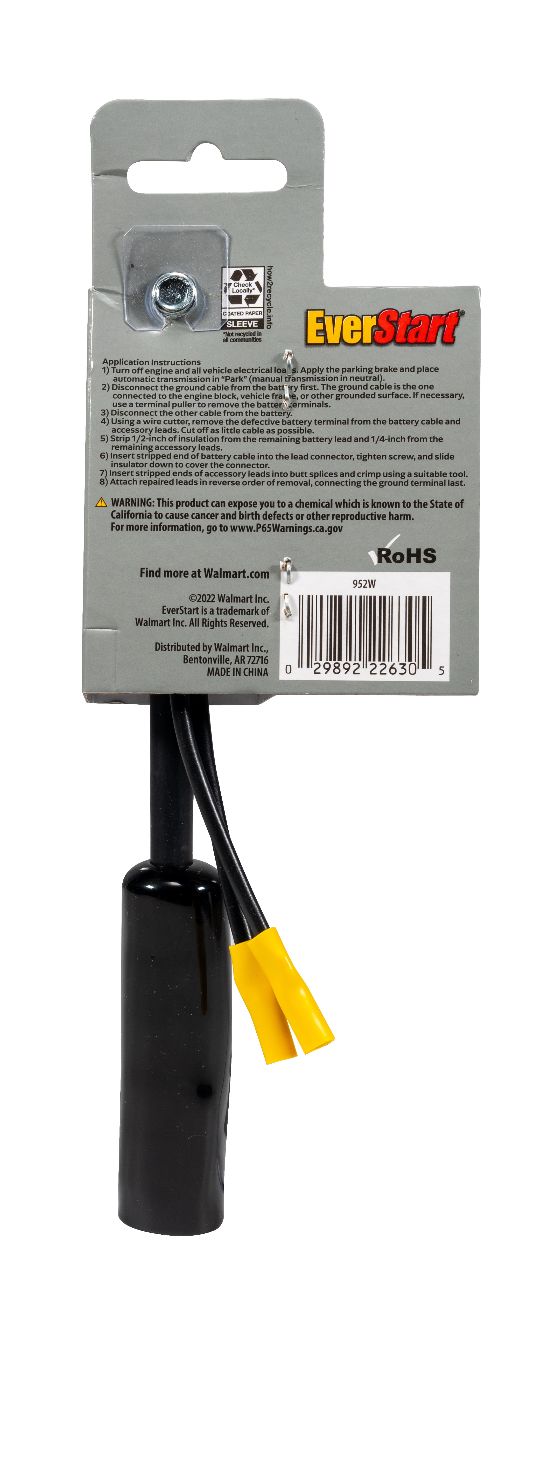 Everstart Side Terminal Battery Cable Saver