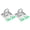 Silver, variant on 2Pcs Large Loop Metal Hook Wall Hooks for Queues Line and Crowd Control Solution Decorative Zincs Alloy Hangers