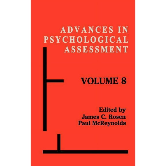 Advances in Psychological Assessment Advances in Psychological Assessment, Book 8, (Hardcover)