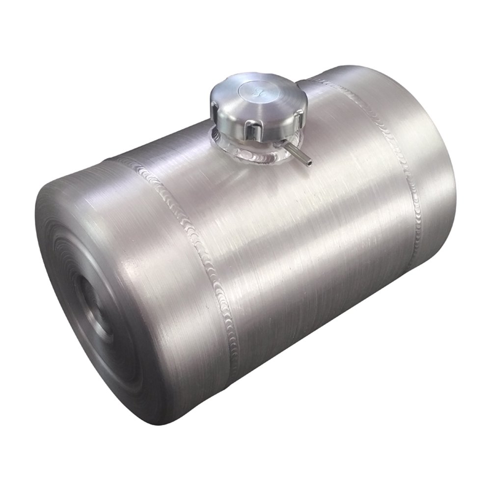 8x10 Center Fill Spun Aluminum Gas Tank 2 Gallon Vent Tube
