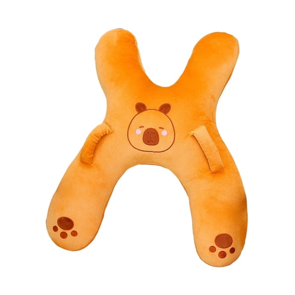 Sinyiin Kids Friendly Car Seat Neck Pillow Headrest Pillow With Plush Cover