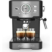Sirena Prestige Espresso Machine - 15 Bar Professional Espresso and Cappuccino Maker - Modern Stainless Steel Home Expresso Latte Coffee Maker