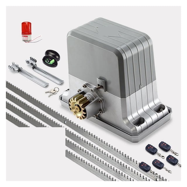 Heavy Duty Automatic Electric Sliding Gate Door Motor Engine Opener With 4m Racks (remotr Control QTY/sensor/button Optional) ,Easy to Install