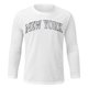 thumbnail image 4 of Camiseta informal de manga larga y cuello redondo con estampado de letras para hombre - Mezcla de poliéster suave, cuello redondo, versátil para fiestas/ocio - Tallas M-XXXL, 4 of 5