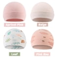 thumbnail image 2 of Spring Infant Hospital Beanie Newborn Baby Girls Cotton Hat Tolddler Boy Soft Double-Layer Hat, 2 of 5