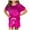 WatermelonRed, variant on Hiijoy Toddler Girls Tie Dye Outfits Short Sleeve T Shirt Shorts Clothes Set, Sizes 4-5T