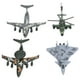 thumbnail image 5 of Juguete Modelo De Avión, Aleación Divertida, 4 Piezas, Regalo De Cumpleaños, Juguete De Avión Extraíble Para Niños, Niños Para Fiestas ANGGREK  AC7623, 5 of 8