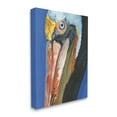 thumbnail image 3 of Stupell Industries Bold Blue Pelican Portrait Coastal Painting Gallery Wrapped Canvas Print Wall Art, 3 of 5