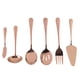 thumbnail image 2 of Juego de Cubiertos de 12 Piezas para Servir Cubiertos, Juego de Utensilios para Servir, Incluye Servidor para Pasteles, Cuchara Ranurada para Servir Oro Rosa, 2 of 5