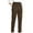 Coffee, variant on Stamzod Womens Corduroy Pants with Pocket Solid Color Straight Work Pants Elastic Waist Casual Trousers Pants for Women Black M