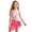 c-1301Pink794, variant on MEZZALL Children Swimsuit Girls Swimwear Two Piece Floral Print Tankini With Skirted Bottom Kids Summer Beach Bathing Cute Bathing Suit Beachwear