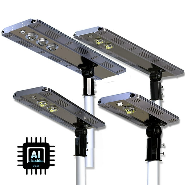 SOLAR POWERED INTEGRATED DAYLIGHT CREE LED AREA LIGHT, ALUMINUM AI