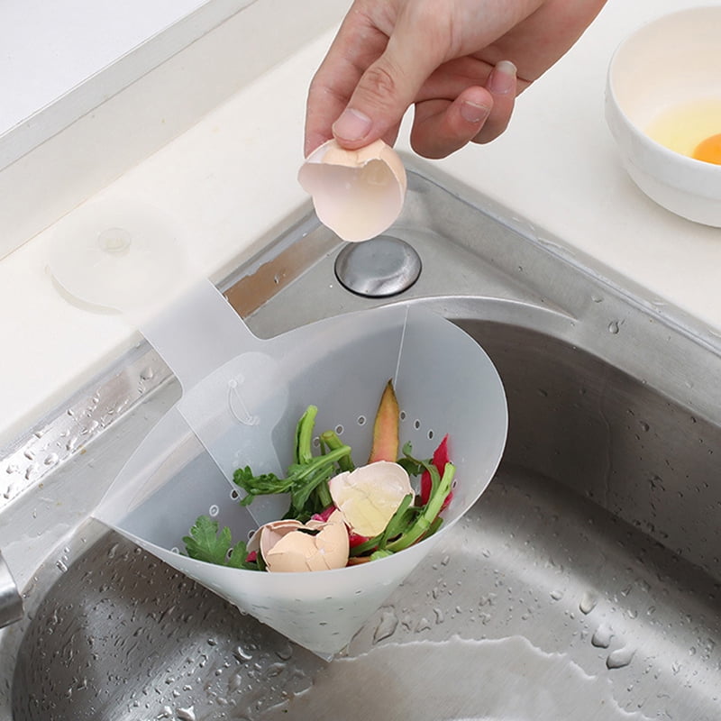 Kitchen Drain Sink Strainer Filter Food Catcher Foldable AntiBlocking