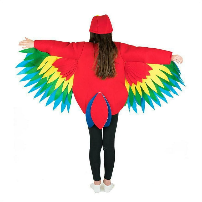 Tropical Parrot Bird Animal Adult Costume