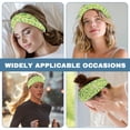 thumbnail image 6 of Jiueut Cucumber Nurse Button Headband Nurse Headbands for Women with Buttons 2 Piece Elastic Sports Headbands Thick Non-Slip Hair Bands for Women and Men Headbands for Sports, 6 of 7