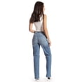 thumbnail image 3 of Jeans recto con pedrería /Juvenil, 7116 (Mezclilla medio) azul 7, 3 of 4