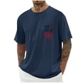 thumbnail image 1 of Tops para hombre, blusas y camisas de cuello redondo y manga corta para hombre, blusas casuales de cuello redondo con estampado de moda para hombre, blusas de cuello redondo y manga corta, camisas par, 1 of 5